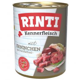 Sparpaket RINTI Kennerfleisch 24 x 800g - Kaninchen