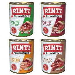 Sparpaket RINTI Kennerfleisch 24 x 800g - Mixpaket 2: 4 Sorten