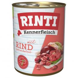 Angebot für Sparpaket RINTI Kennerfleisch 24 x 800g - Rind - Kategorie Hund / Hundefutter nass / RINTI / RINTI Kennerfleisch.  Lieferzeit: 1-2 Tage -  jetzt kaufen.