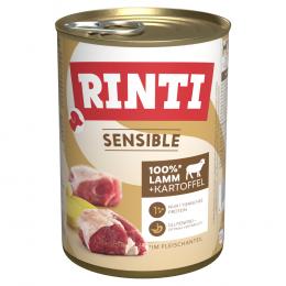 Sparpaket RINTI Sensible 12 x 400 g - Lamm & Kartoffeln