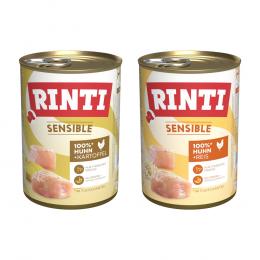 Sparpaket RINTI Sensible 12 x 400 g - Mixpaket Huhn: 2 Sorten