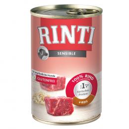 Sparpaket RINTI Sensible 12 x 400 g - Rind & Reis