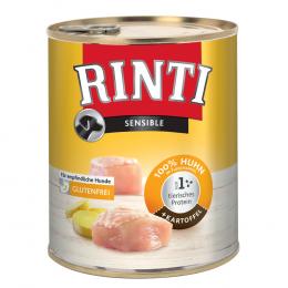 Angebot für Sparpaket: RINTI Sensible 12 x 800 g - Huhn & Kartoffel - Kategorie Hund / Hundefutter nass / RINTI / Rinti Sensible.  Lieferzeit: 1-2 Tage -  jetzt kaufen.