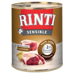 Sparpaket: RINTI Sensible 12 x 800 g - Lamm & Kartoffel