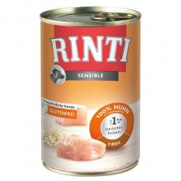 Sparpaket RINTI Sensible 24 x 400g - Huhn & Reis