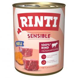 Sparpaket RINTI Sensible 24 x 800g - Rind & Süsskartoffel