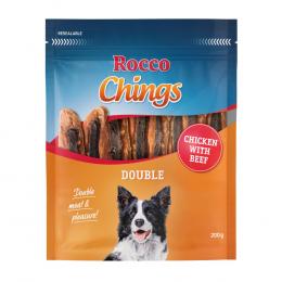 Angebot für Sparpaket Rocco Chings Double 200 g / Sparpaket % - Huhn & Rind 12 x 200 g - Kategorie Hundefutter & Zubehör / Hundesnacks / Rocco / Rocco Chings.  Lieferzeit: 1-2 Tage -  jetzt kaufen.