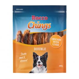 Sparpaket Rocco Chings Double - Huhn & Leber 12 x 200 g