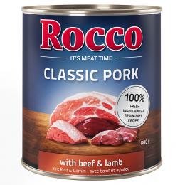 Sparpaket Rocco Classic Pork 24 x 800g Rind & Lamm