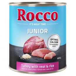 Sparpaket Rocco Junior 12 x 800 g - Rind mit Huhn und Kartoffeln