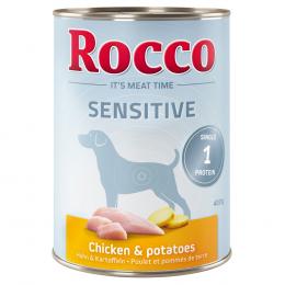 Sparpaket Rocco Sensitive 12 x 400 g -  Huhn & Kartoffeln