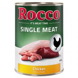 Sparpaket Rocco Single Meat 12 x 400 g Huhn