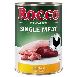 Sparpaket Rocco Single Meat 24 x 400 g / 800 g 24 x 400 g: Huhn