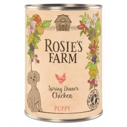 Sparpaket Rosie's Farm Puppy 24 x 400 g  - Huhn