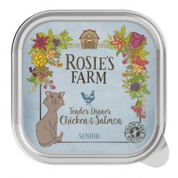 Sparpaket Rosie's Farm Senior 32 x 100 g - Senior: Huhn & Lachs