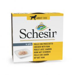 Sparpaket Schesir 24 x 150 g Huhn mit Schinken