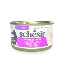 Sparpaket Schesir Complements in Brühe 24 x 70 g - Huhn mit Schinken