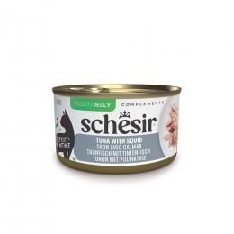 Sparpaket Schesir Complements in Gelee 24 x 70 g - Thunfisch mit Tintenfisch