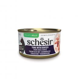Sparpaket Schesir Complements in Gelee 24 x 70 g - Thunfisch mit Zahnbrassen
