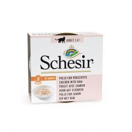 Angebot für Sparpaket Schesir Natural in Sauce 24 x 70 g - Huhn mit Schinken - Kategorie Katze / Katzenfutter nass / Schesir / Schesir in natürlicher Sauce.  Lieferzeit: 1-2 Tage -  jetzt kaufen.