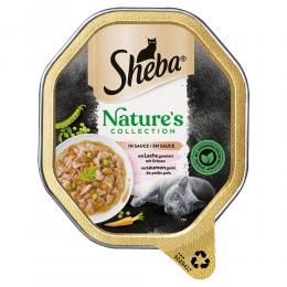 Sparpaket Sheba Nature´s Collection in Sauce 44 x 85 g - mit Lachs