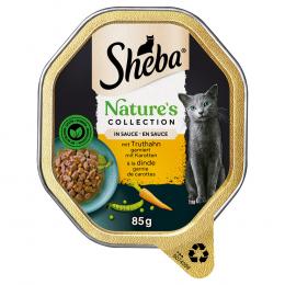 Sparpaket Sheba Nature´s Collection in Sauce 44 x 85 g - mit Truthahn