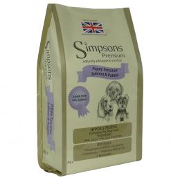 Sparpaket Simpsons Premium 2 x 12 kg - Sensitive Mix: Lachs + Kartoffel /  Ente + Kartoffel