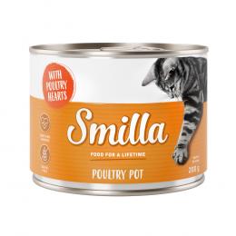 Sparpaket Smilla Geflügeltöpfchen 24 x 200 g - Mixpaket 2 (2 Sorten)