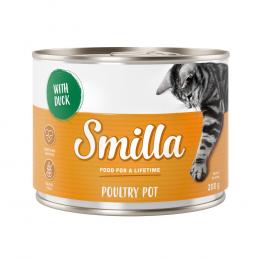 Angebot für Sparpaket Smilla Geflügeltöpfchen 24 x 200 g - zartes Geflügel mit Ente - Kategorie Katze / Katzenfutter nass / Smilla / Smilla Geflügeltöpfchen.  Lieferzeit: 1-2 Tage -  jetzt kaufen.