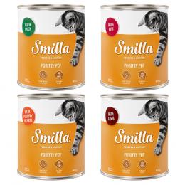 Sparpaket Smilla Geflügeltöpfchen 24 x 800 g - Mixpaket (4 Sorten)