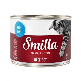Angebot für Sparpaket Smilla Rindtöpfchen 24 x 200 g - Rind mit Fisch - Kategorie Katze / Katzenfutter nass / Smilla / Smilla Rindtöpfchen.  Lieferzeit: 1-2 Tage -  jetzt kaufen.