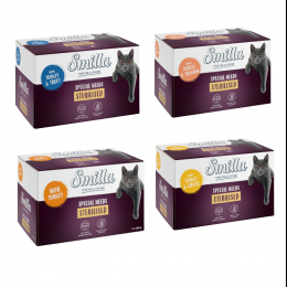 Sparpaket Smilla Schale Sterilised 24 x 100 g - Mixpaket