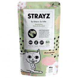 Sparpaket STRAYZ BIO Pouch 12 x 85 g - Bio-Huhn & Bio-Zucchini