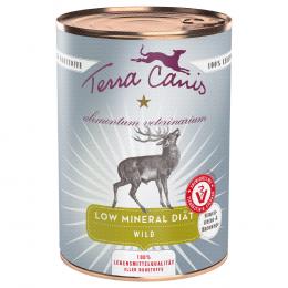 Sparpaket Terra Canis Alimentum Veterinarium Low Mineral Diät 12 x 400 g - Wild