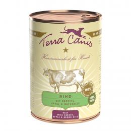 Sparpaket Terra Canis Classic 12 x 400 g - Rind mit Karotte, Apfel & Naturreis