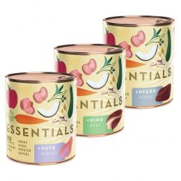Sparpaket Terra Canis Essential 8 12 x 780 g - Mix (Huhn & Rind, Huhn & Pferd, Huhn & Pute)