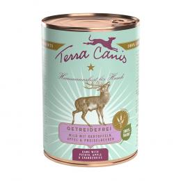 Sparpaket Terra Canis Getreidefrei 12 x 400 g - Wild mit Kartoffeln, Apfel & Preiselbeeren