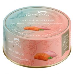 Sparpaket Terra Felis Famousse 24 x 80 g - Lachs & Huhn