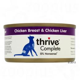 Sparpaket Thrive Complete 24 x 75 g - Hühnerbrust & Hühnerleber