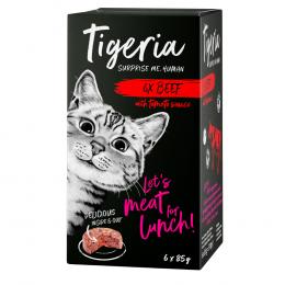 Angebot für Sparpaket Tigeria 48 x 85 g - Rind mit Tomatensoße - Kategorie Katze / Katzenfutter nass / Tigeria / Tigeria Adult.  Lieferzeit: 1-2 Tage -  jetzt kaufen.
