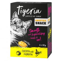 Sparpaket Tigeria Smoothie Snack 24 x 50 g - Huhn mit Kürbis