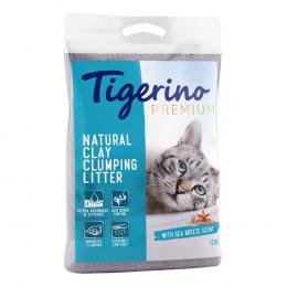 Sparpaket Tigerino Premium Katzenstreu 2 x 12 kg - Meeresbrise
