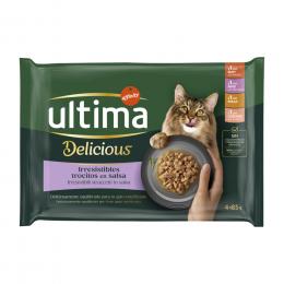 Sparpaket Ultima Delicious Adult Sterilized 96 x 85 g - Fleischauswahl