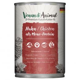 Angebot für Sparpaket Venandi Animal Monoprotein 24 x 400 g - Huhn - Kategorie Katze / Katzenfutter nass / Venandi Animal / Adult.  Lieferzeit: 1-2 Tage -  jetzt kaufen.