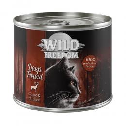 Sparpaket Wild Freedom Adult 12 x 200 g -  Deep Forest - Wild & Huhn