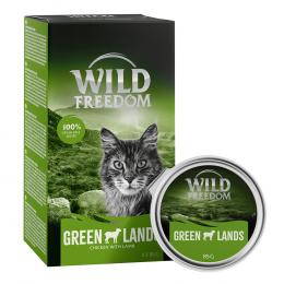 Sparpaket Wild Freedom Adult Schale 24 x 85 g - Green Lands - Lamm & Huhn