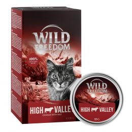 Sparpaket Wild Freedom Adult Schale 24 x 85 g - High Valley - Rind & Huhn