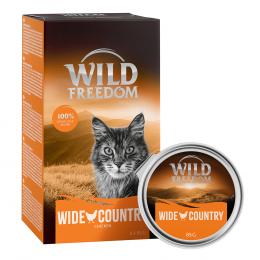 Sparpaket Wild Freedom Adult Schale 24 x 85 g - Wide Country - Huhn pur