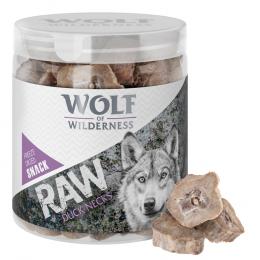 Sparpaket Wolf of Wilderness - RAW Snacks (gefriergetrocknet) - Entenhälse 4 x 90 g