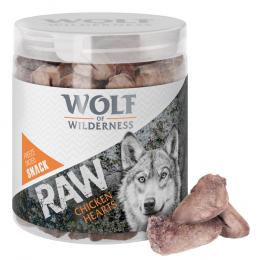 Sparpaket Wolf of Wilderness - RAW Snacks (gefriergetrocknet) - Hühnerherzen (280 g)
